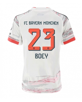 Bayern Munich Sacha Boey #23 Maglia Gara Trasferta Repliche 2025-26 Donna Maniche Corte